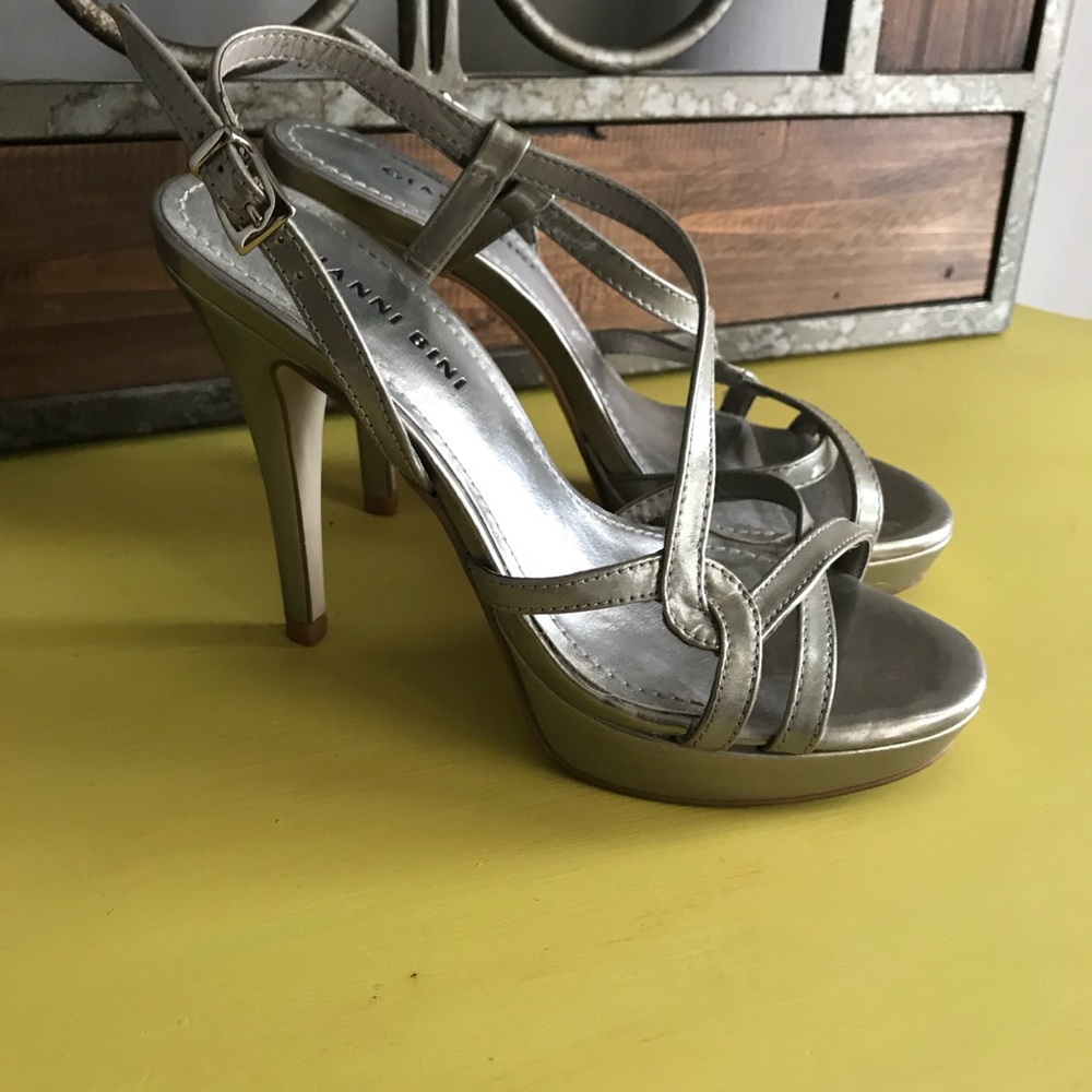 Silver heels... great for a formal !